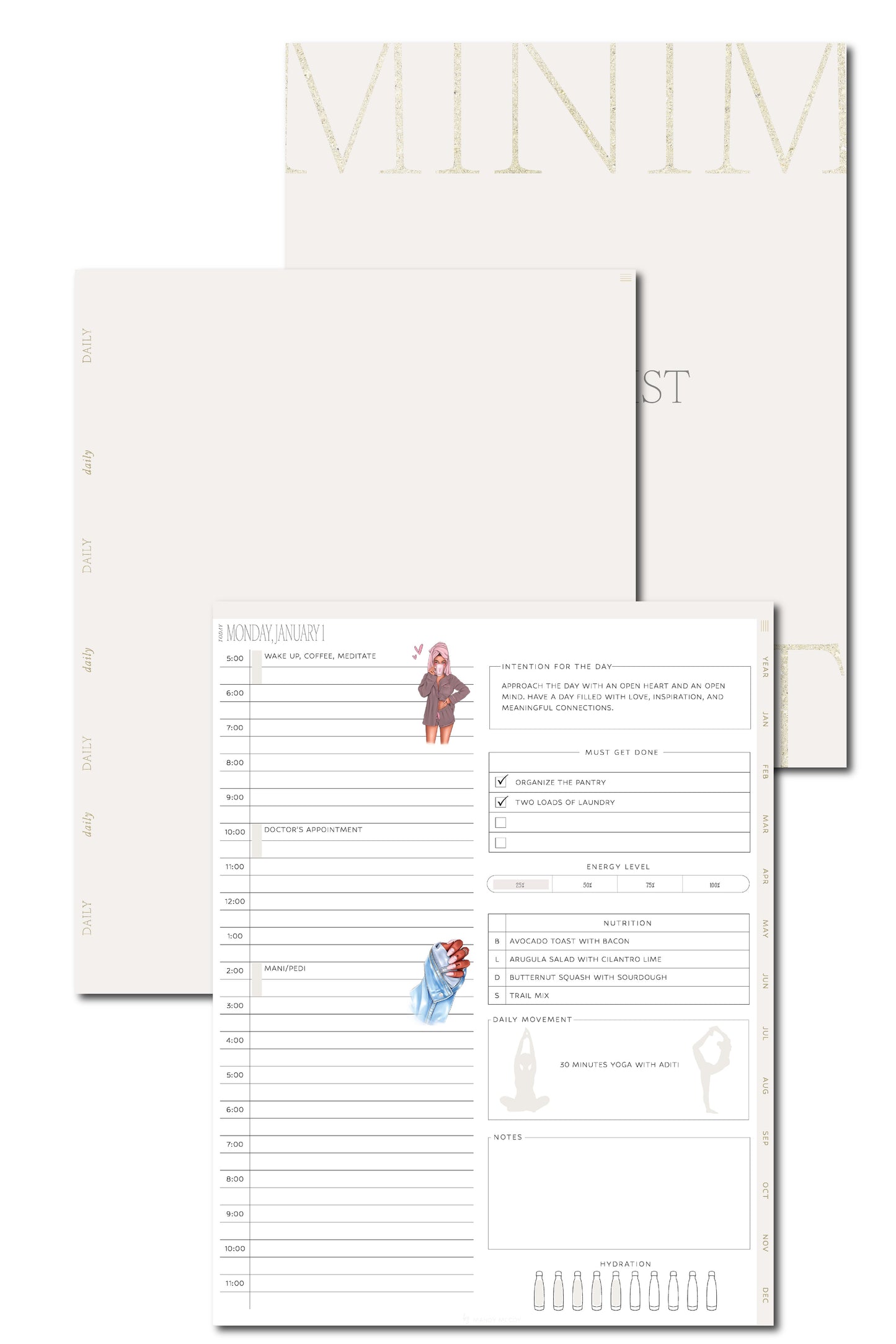 Minimalist Digital Planner | Simple & Aesthetic