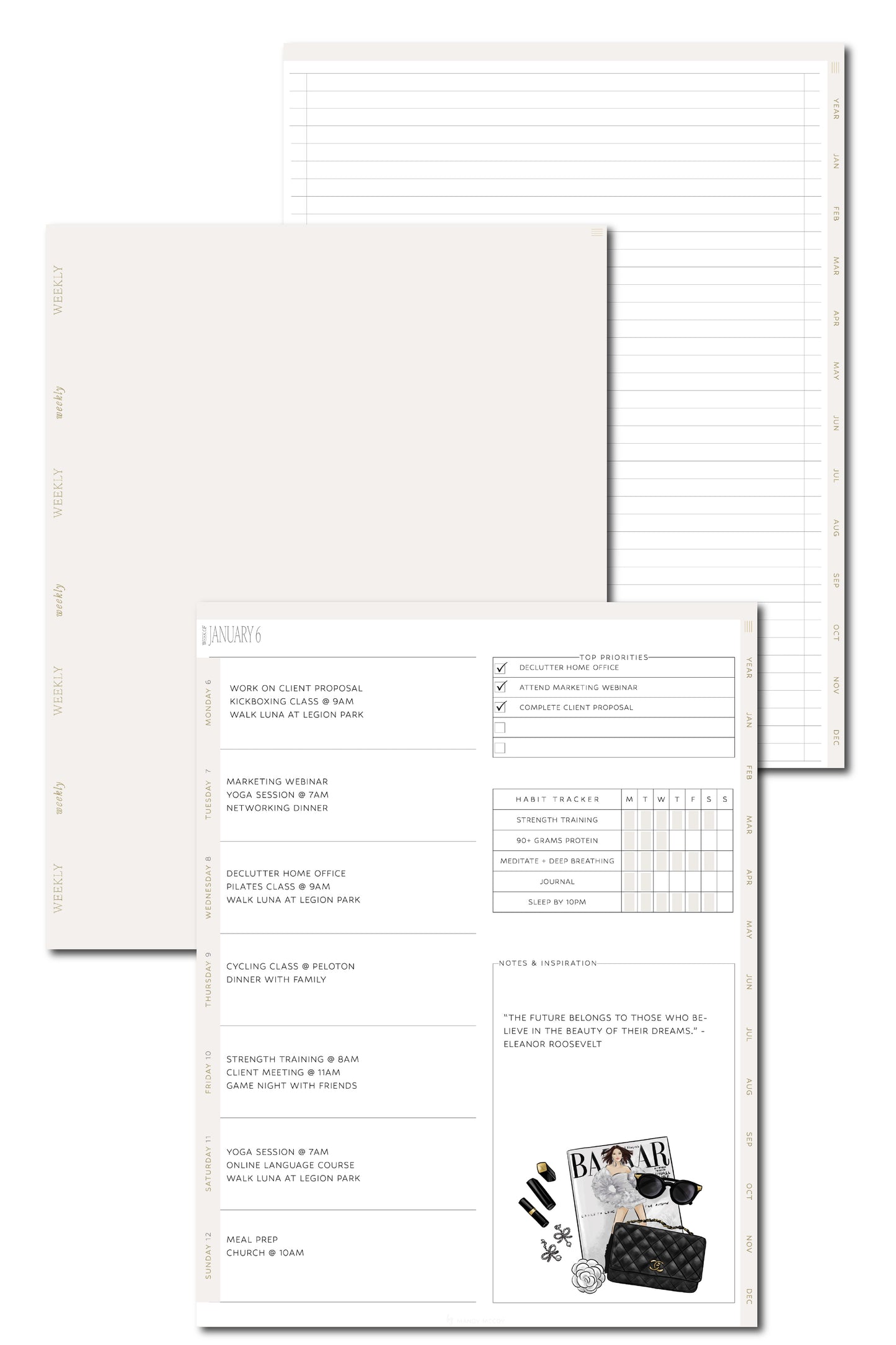 Minimalist Digital Planner | Simple & Aesthetic