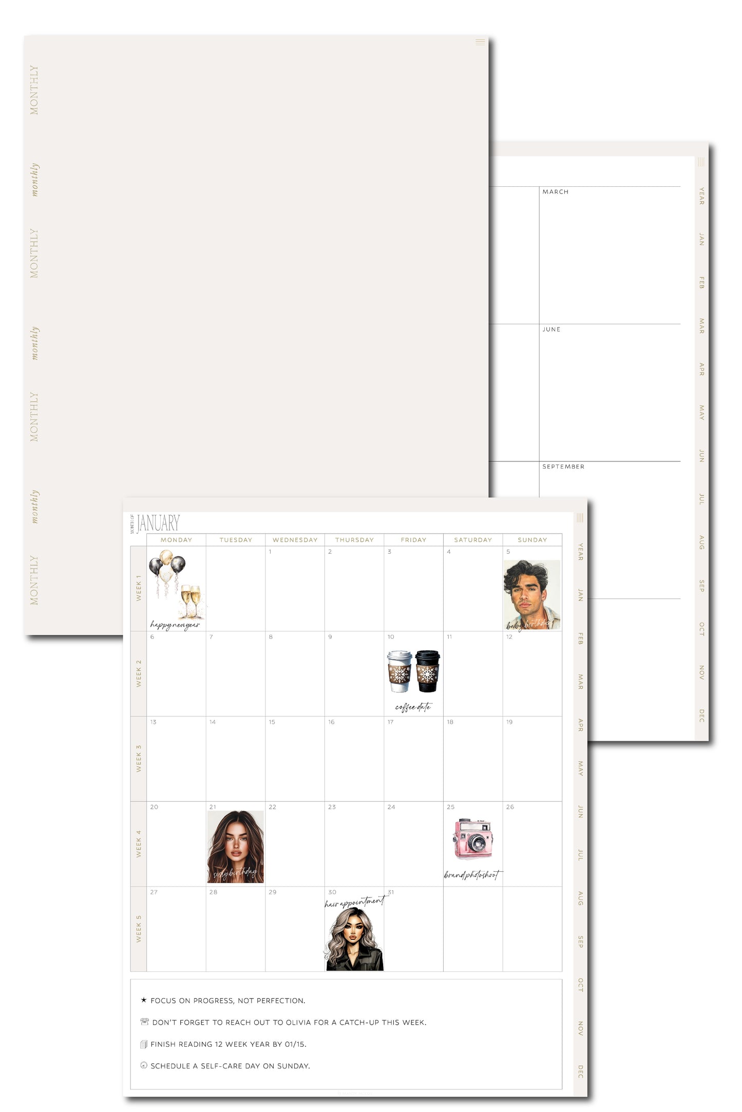 Minimalist Digital Planner | Simple & Aesthetic