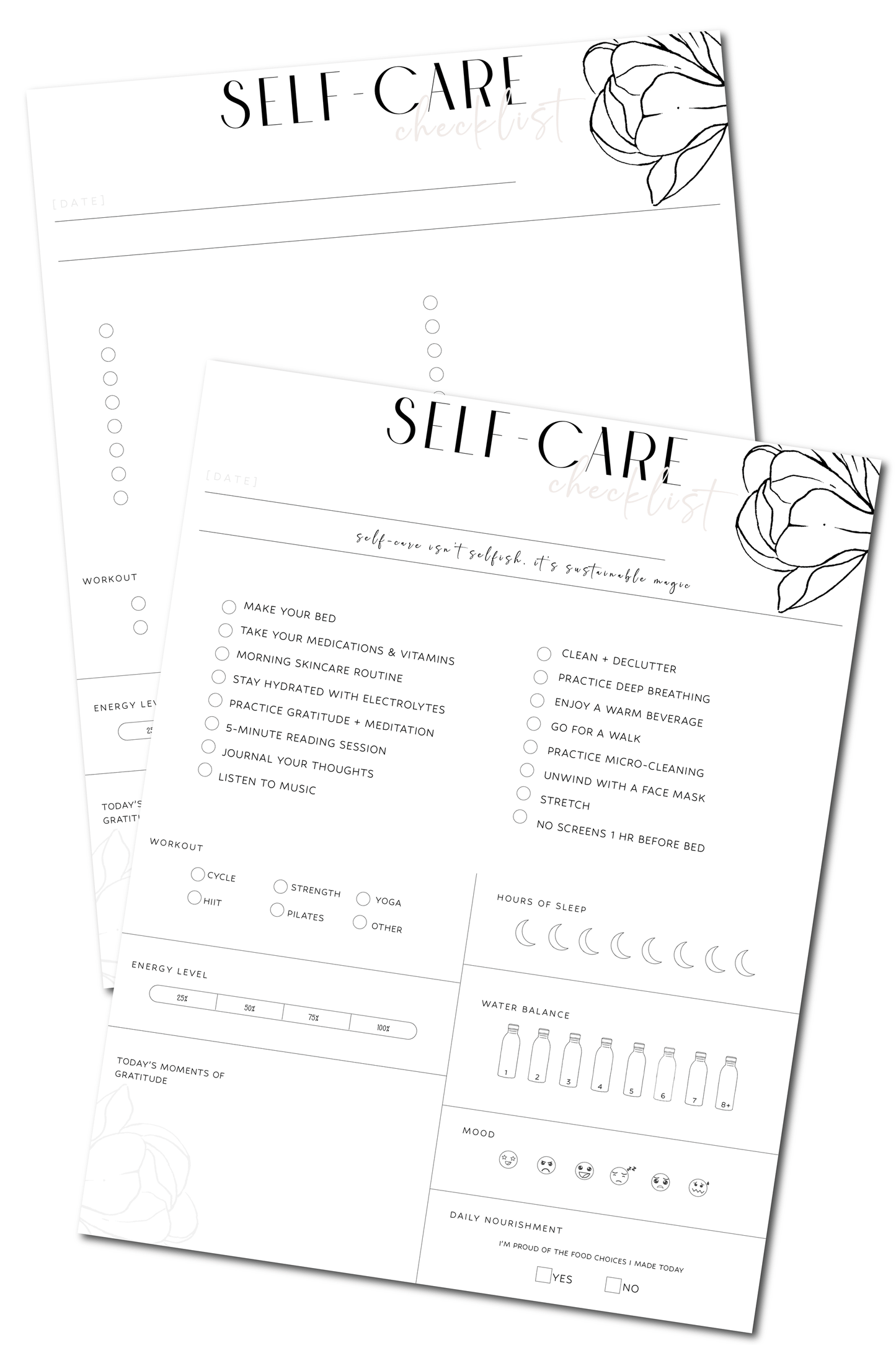 Daily Self-Care Checklist