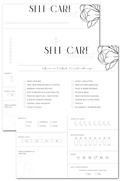 Daily Self-Care Checklist