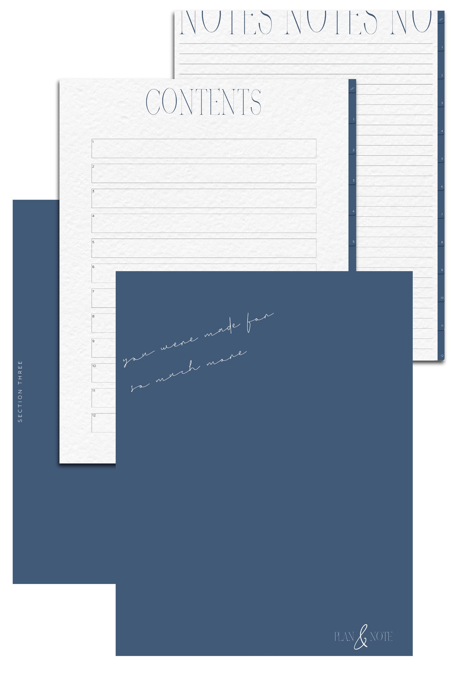 Digital Notebook for GoodNotes | iPad Notebook | Midnight Edition