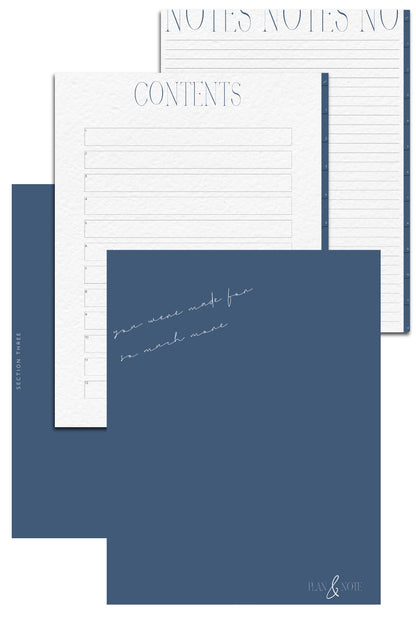 Digital Notebook for GoodNotes | iPad Notebook | Midnight Edition