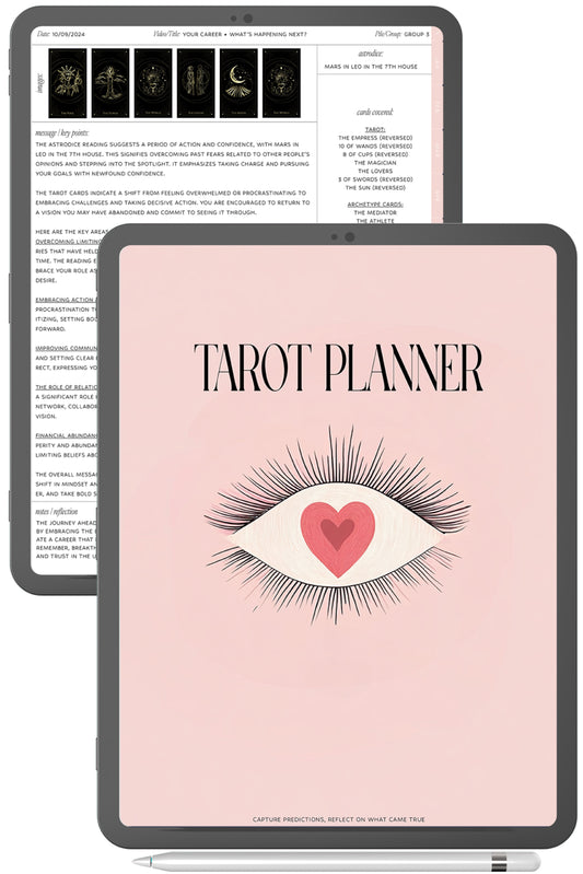 The Tarot Planner | Capture Your Predictions